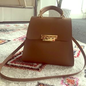 NWOT Zac Posen Camel Handbag - GORGEOUS!